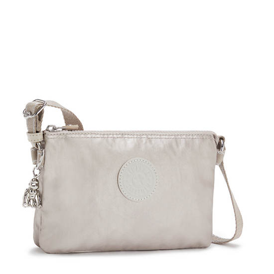 Kipling Creativity XB Metallic Crossbody Väska Beige | SE 2110ZU